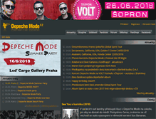 Tablet Screenshot of depechemode.cz