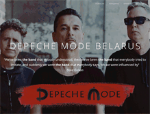 Tablet Screenshot of depechemode.by