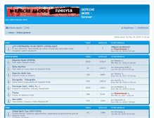Tablet Screenshot of depechemode.es