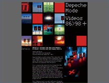 Tablet Screenshot of 8698dvd.depechemode.com