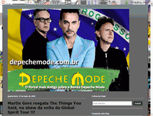 Tablet Screenshot of depechemode.com.br